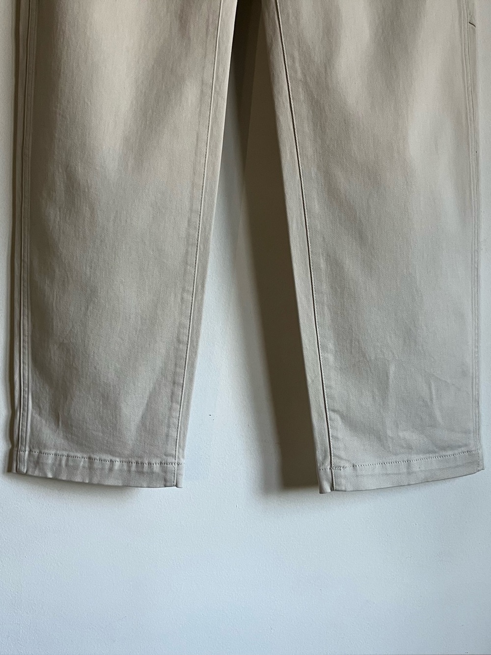 NWT Madewell Balloon Pant in Form Grey Khaki Cream Size 24 Barrel Leg $138 NW467 - Picture 5 of 15